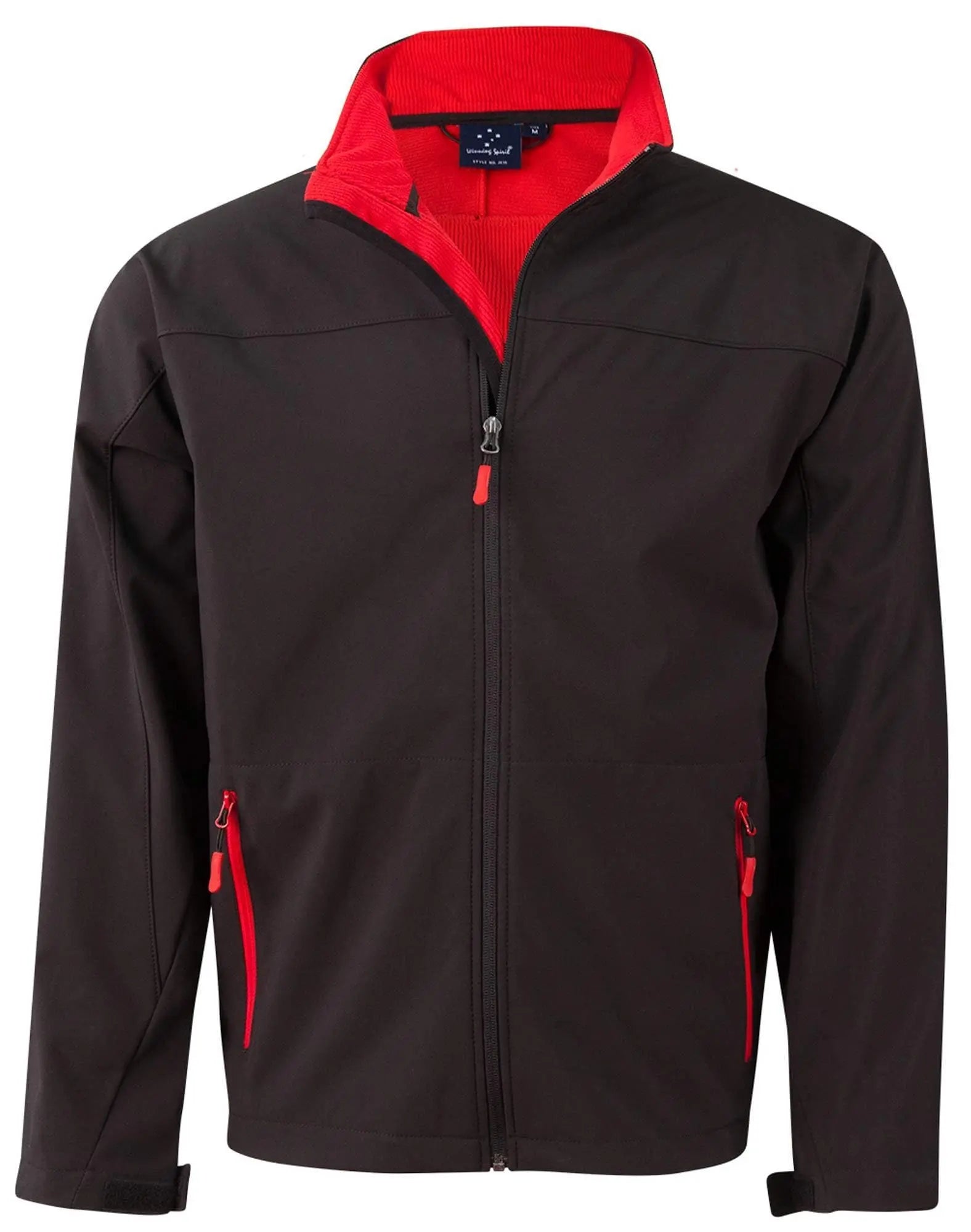 WINNING SPIRIT ROSEWALL SOFT SHELL Men's JK15 Casual Wear Winning Spirit Black/Red S